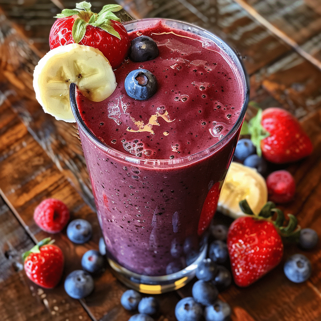 Home 3 Acai Berry Boost Tropical Smoothie Recipe – Easy, Healthy & Delicious