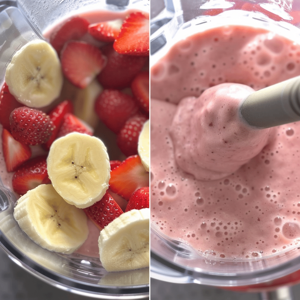 Strawberry Banana Smoothie Recipe Without Yogurt – A Deliciously Simple Power Drink 8 blending strawberry banana smoothie without yogurt