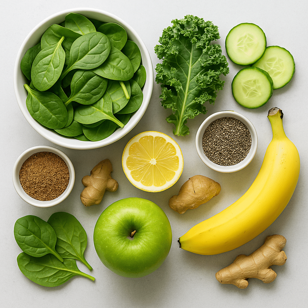 Green Smoothie Recipes for Weight Loss: Burn Fat Naturally with Every Sip 7 Ingredients for green smoothie recipes for weight loss