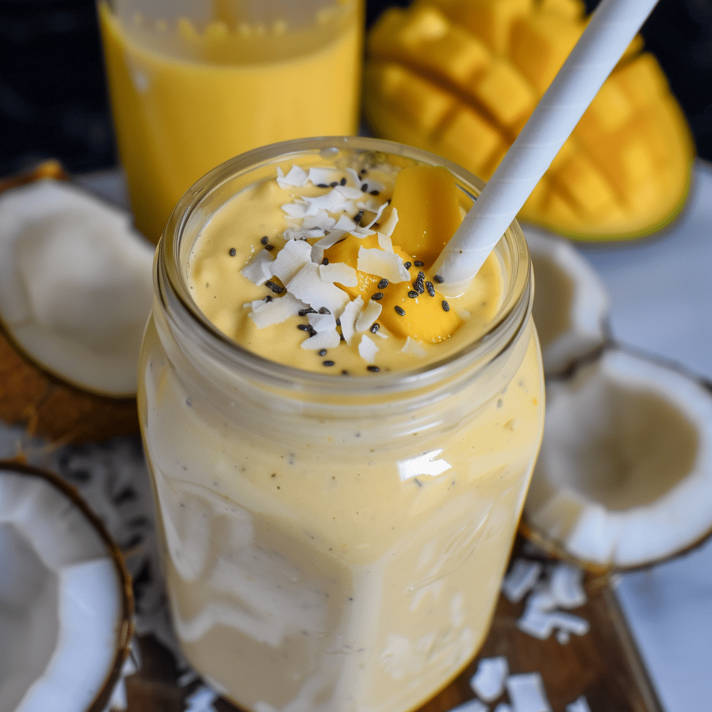 Mango Protein Smoothie Recipe: The Ultimate Creamy, High-Energy Blend 5 Mango protein smoothie recipe in tall glass