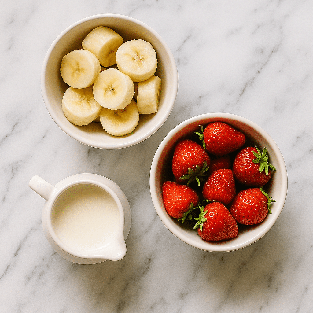 Strawberry Banana Smoothie Recipe Without Yogurt – A Deliciously Simple Power Drink 7 ingredients for strawberry banana smoothie recipe without yogurt